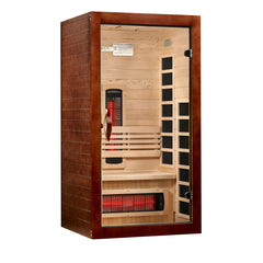 Dynamic Santorini 1-2 Person Full Spectrum Near-Zero EMF Far Infrared Sauna - Select Saunas