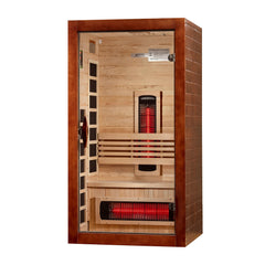 Dynamic Santorini 1-2 Person Full Spectrum Near-Zero EMF Far Infrared Sauna - Select Saunas