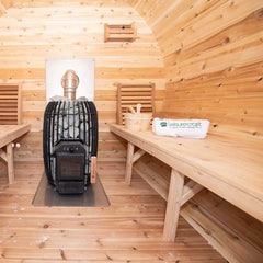 Dundalk Leisurecraft Elation 4-Person Barrel Sauna - Select Saunas