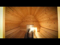 Canadian Timber Mini Pod Sauna - Dundalk Leisurecraft Canadian Timber Collection, 2-4 Person Capacity