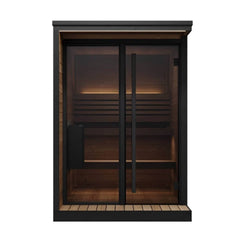 SaunaLife GL4 Outdoor Garden Luxury-Series DIY Sauna Kit, 4 Persons - Select Saunas