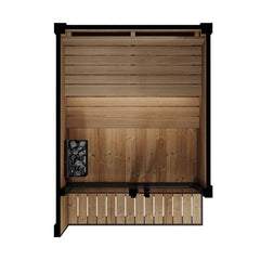 SaunaLife GL4 Outdoor Garden Luxury-Series DIY Sauna Kit, 4 Persons - Select Saunas