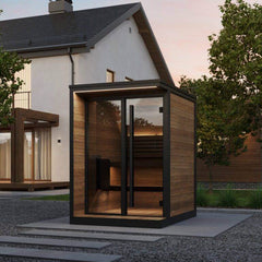 SaunaLife GL4 Outdoor Garden Luxury-Series DIY Sauna Kit, 4 Persons - Select Saunas