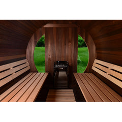 Almost Heaven Phoenix 6-Person Luxury Barrel Sauna - Select Saunas