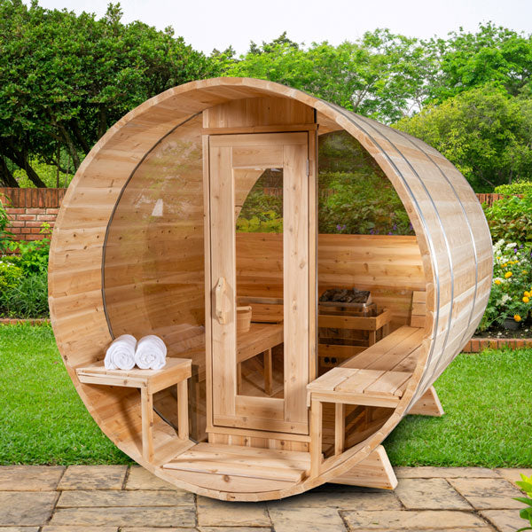 Dundalk Leisurecraft Tranquility MP Barrel Sauna - Select Saunas