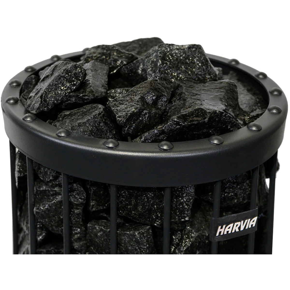 Harvia Black Vulcanite Sauna Stones 10-15 cm / 20 kg AC3045 - Select Saunas