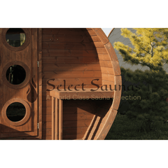 SaunaLife Garden Series G11 Outdoor Sauna, 2 Room Sauna for up to 8-Persons - Select Saunas