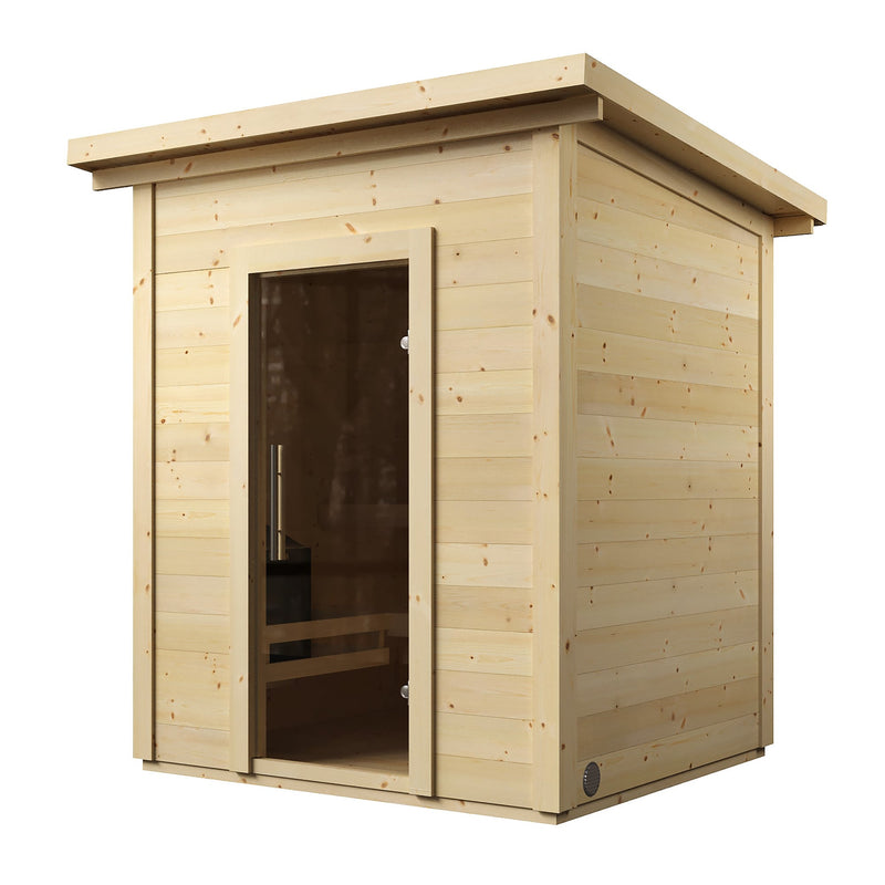 SaunaLife Garden Series G2 Outdoor Sauna, 4-Person - Select Saunas