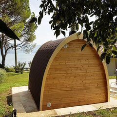 SaunaLife Model G3 Garden Series Outdoor Home Sauna Kit - Select Saunas
