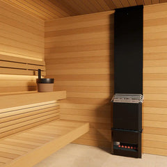 Saunum AIR 5 WiFi Sauna Heater Package, 4.8kW – Black - Select Saunas
