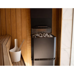 Saunum AIR L 13 Sauna Heater with Climate Equalizer - Black - Select Saunas