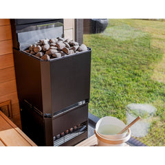 Saunum AIR L 13 Sauna Heater with Climate Equalizer - Black - Select Saunas