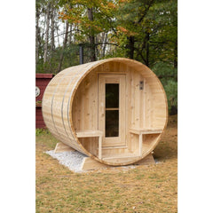 Canadian Timber Serenity 2-4 Person Barrel Sauna - CTC2245W