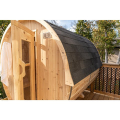 Canadian Timber Harmony 2-4 Person Barrel Sauna - CTC22W