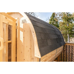 Canadian Timber Harmony 2-4 Person Barrel Sauna - CTC22W