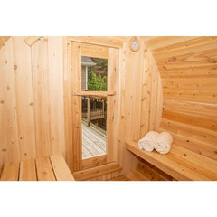 Canadian Timber Harmony 2-4 Person Barrel Sauna - CTC22W