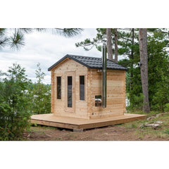 Canadian Timber Georgian Cabin 2-6 Person Sauna - CTC88W - Select Saunas