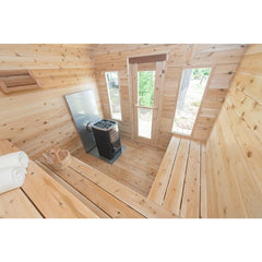 Canadian Timber Georgian Cabin 2-6 Person Sauna - CTC88W - Select Saunas