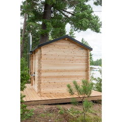 Canadian Timber Georgian Cabin 2-6 Person Sauna - CTC88W - Select Saunas