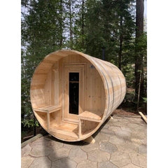 Canadian Timber Serenity 2-4 Person Barrel Sauna - CTC2245W