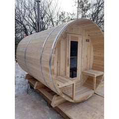 Canadian Timber Serenity 2-4 Person Barrel Sauna - CTC2245W