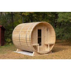 Canadian Timber Serenity 2-4 Person Barrel Sauna - CTC2245W