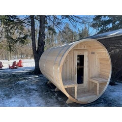 Canadian Timber Serenity 2-4 Person Barrel Sauna - CTC2245W