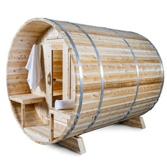 Canadian Timber Serenity 2-4 Person Barrel Sauna - CTC2245W