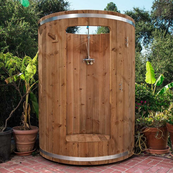 Dundalk LeisureCraft Rainbow Outdoor Shower (Knotty/Clear Red Cedar)