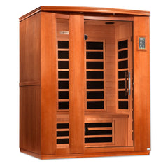 Dynamic Saunas "Lugano" Elite 3-person Ultra Low EMF FAR Infrared Sauna - Select Saunas