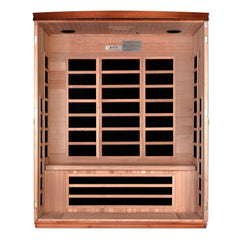 Dynamic Saunas "Lugano" Elite 3-person Ultra Low EMF FAR Infrared Sauna - Select Saunas