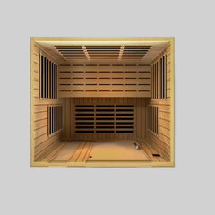 Dynamic Saunas "Lugano" Elite 3-person Ultra Low EMF FAR Infrared Sauna - Select Saunas