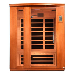 Dynamic Saunas "Lugano" Elite 3-person Ultra Low EMF FAR Infrared Sauna - Select Saunas