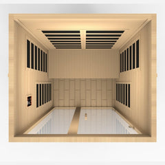 Dynamic Saunas "Santiago" 2-Person Low EMF FAR Infrared Sauna - Select Saunas