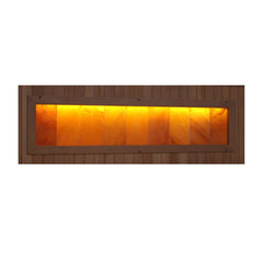 Golden Designs 1-2 Person Full Spectrum PureTech™ Near Zero EMF FAR Infrared Sauna w/ Himalayan Salt Bar - Select Saunas