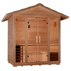 Golden Designs "Vorarlberg" 4-5 Person Traditional Outdoor Sauna GDI-8105-01 - Select Saunas