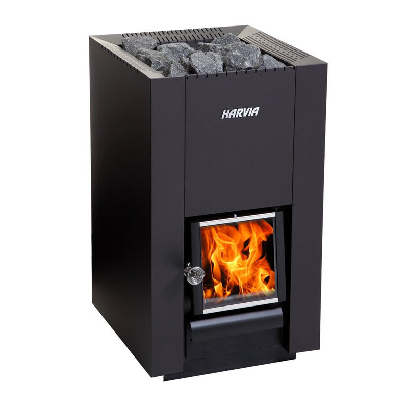 Harvia Linear 16 WK160C Wood-Burning Sauna Stove - Select Saunas