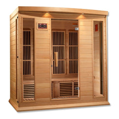 Maxxus 4-Person Low EMF FAR Infrared Sauna Canadian Hemlock - Select Saunas