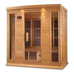 Maxxus 4-Person Low EMF FAR Infrared Sauna Canadian Hemlock - Select Saunas