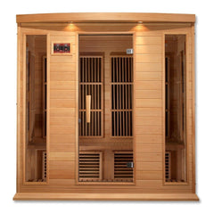 Maxxus 4-Person Low EMF FAR Infrared Sauna Canadian Hemlock - Select Saunas