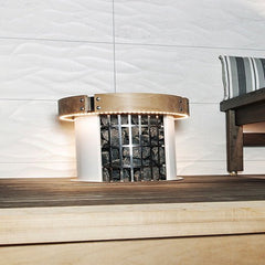 Safety Railing HPCU4L w/ LED-Lighting for Harvia Cilindro Half Series 11kW Sauna Heater - Select Saunas