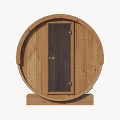 SaunaLife Model E6 Sauna Barrel - 3-Person - ERGO Series Sauna Barrel, 59"x81" - Ready to Ship! - Select Saunas