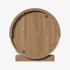 SaunaLife Model E8 Sauna Barrel - 6-Person - ERGO Series Sauna Barrel 87"x 81" - Ready to Ship! - Select Saunas