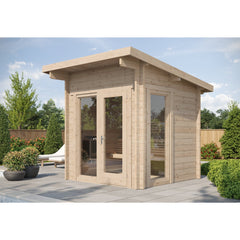 SaunaLife Model G4 Outdoor Home Sauna Kit, Garden-Series Outdoor Home Sauna Kit - Up to 6 Persons - Select Saunas