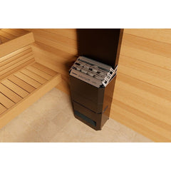 Saunum AIR 10 Sauna Heater, 9.6 kW w/ Climate Equalizer - Black - Select Saunas