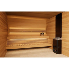 Saunum AIR 7 Sauna Heater, 6.4 kW w/ Climate Equalizer - Black - Select Saunas