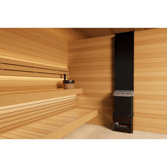 Saunum AIR 7 Sauna Heater, 6.4 kW w/ Climate Equalizer - Black - Select Saunas