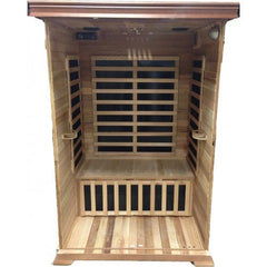 Sunray Sedona 1-Person Cedar Sauna w/ Carbon Heaters - Select Saunas